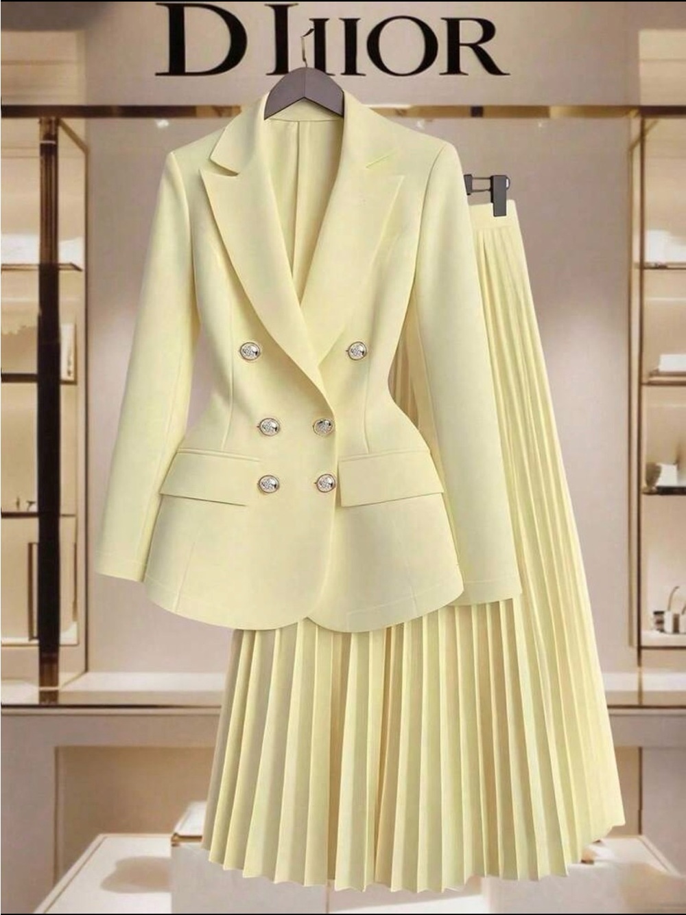 Tailored Emerald Green Peplum Blazer & Pants Suit - Picture 15 of 15